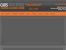 Tablet Screenshot of carsandmoreorlando.com